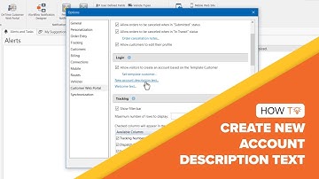 How To Create New Account Description Text – An OnTime 360 Guide