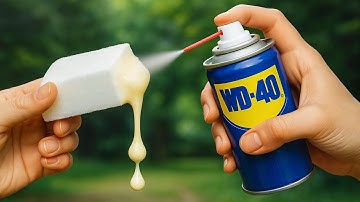 Mix WD40 with foam The shocking truthnobody ever told you!