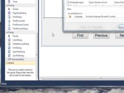 C# Edge 176   VLC02   Embeded VLC player playlist in C#
