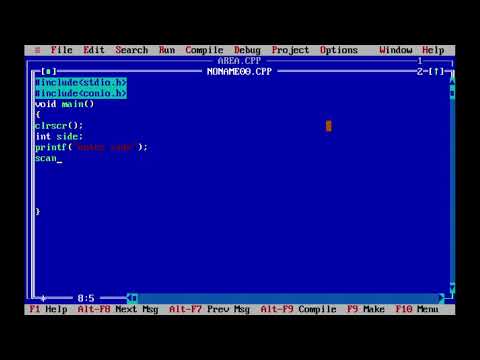 Write a program to calculate area of a square (side is given)