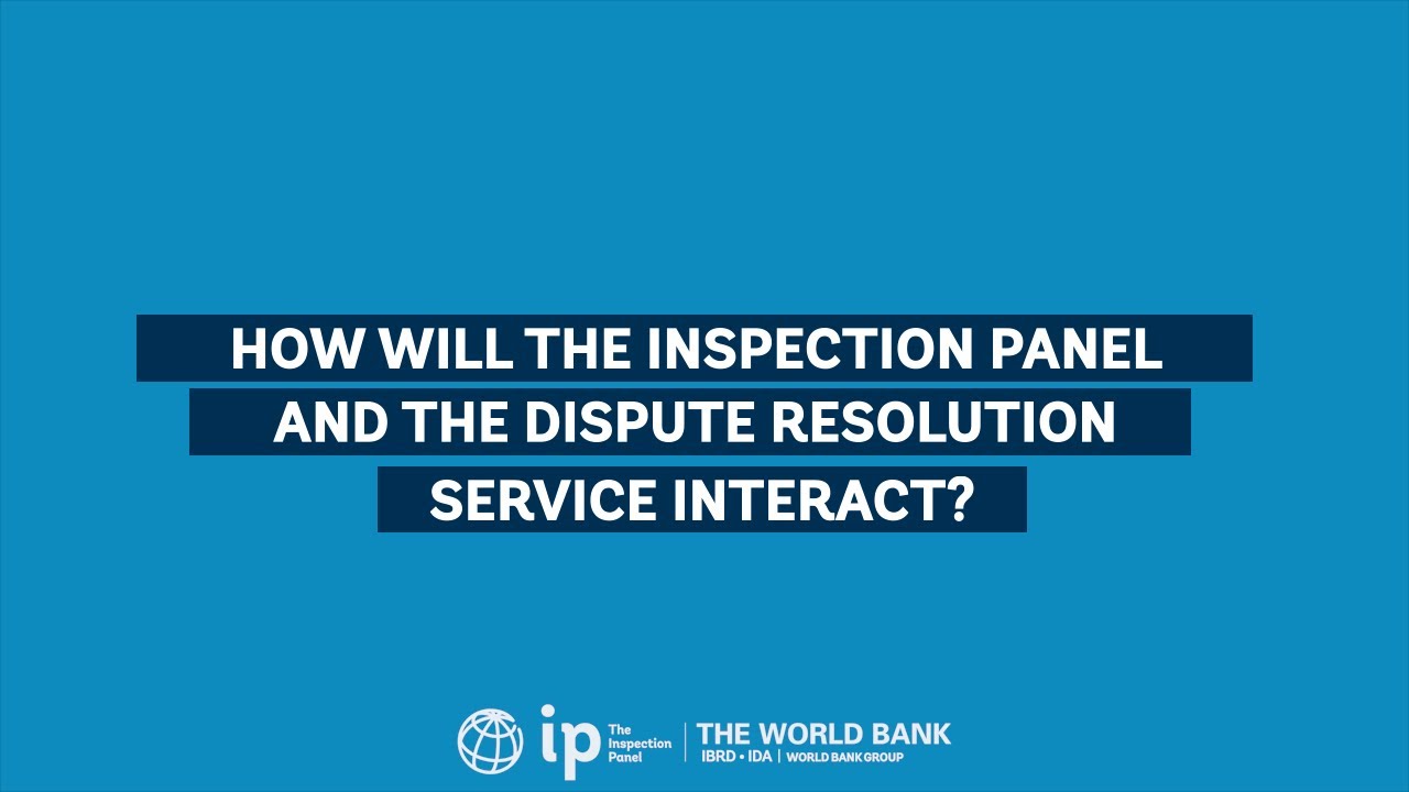 How will the Inspection Panel and the Dispute Resolution Service interact?