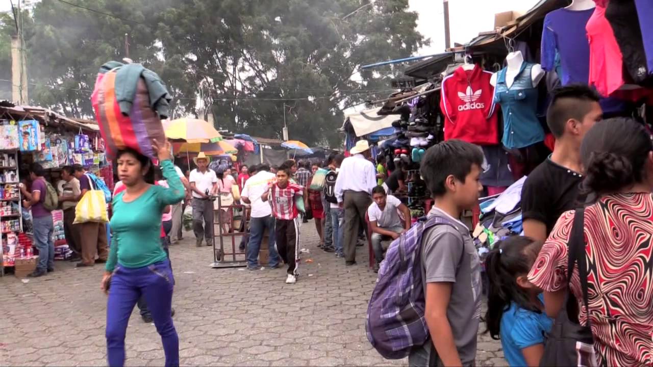 Market day in Antigua, Guatemala