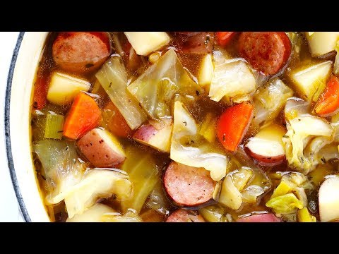 Cabbage, Sausage and Potato Soup