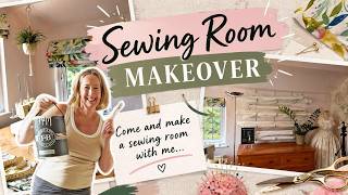 Transform Your Sewing Space! Room Makeover Ideas For Dressmakers, Crafters And Creatives #sewing