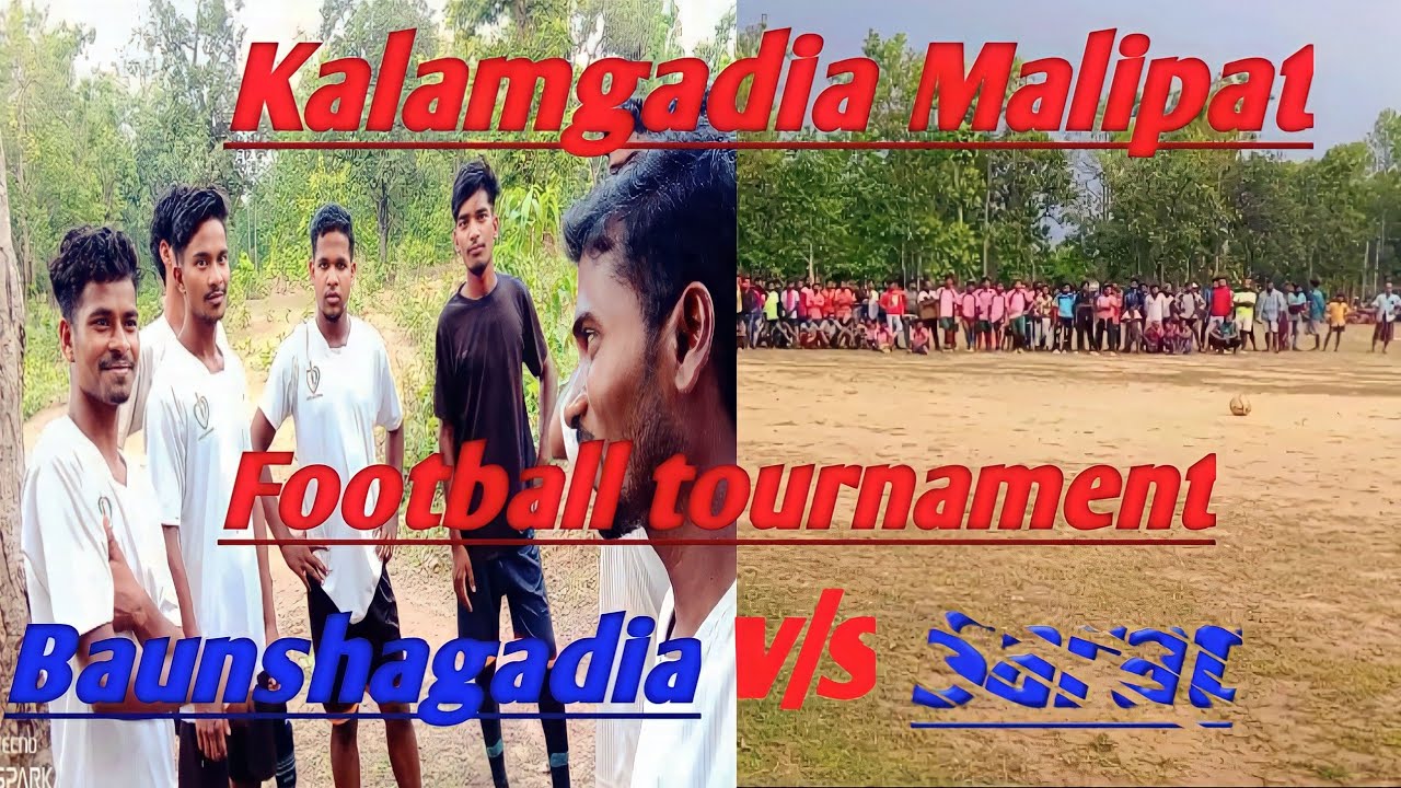 Sarat v/s Baunshagadia football matchfootball tournamentmalipat