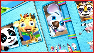 Wheels Kids Songs by Baby Panda  Nursery Rhymes, on the bus new version  more.