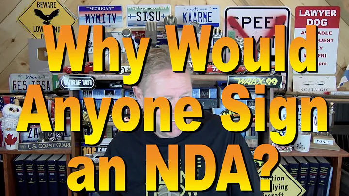 Why Would Anyone Sign an NDA?