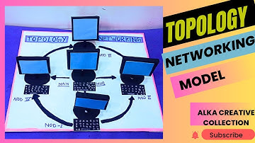 Computer Topology networking model/3d working model of topology networking #topology #schoolproject
