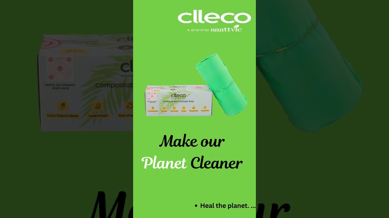 Garbage Bag “Switch to a greener lifestyle with our compostable garbage bags 🌿 