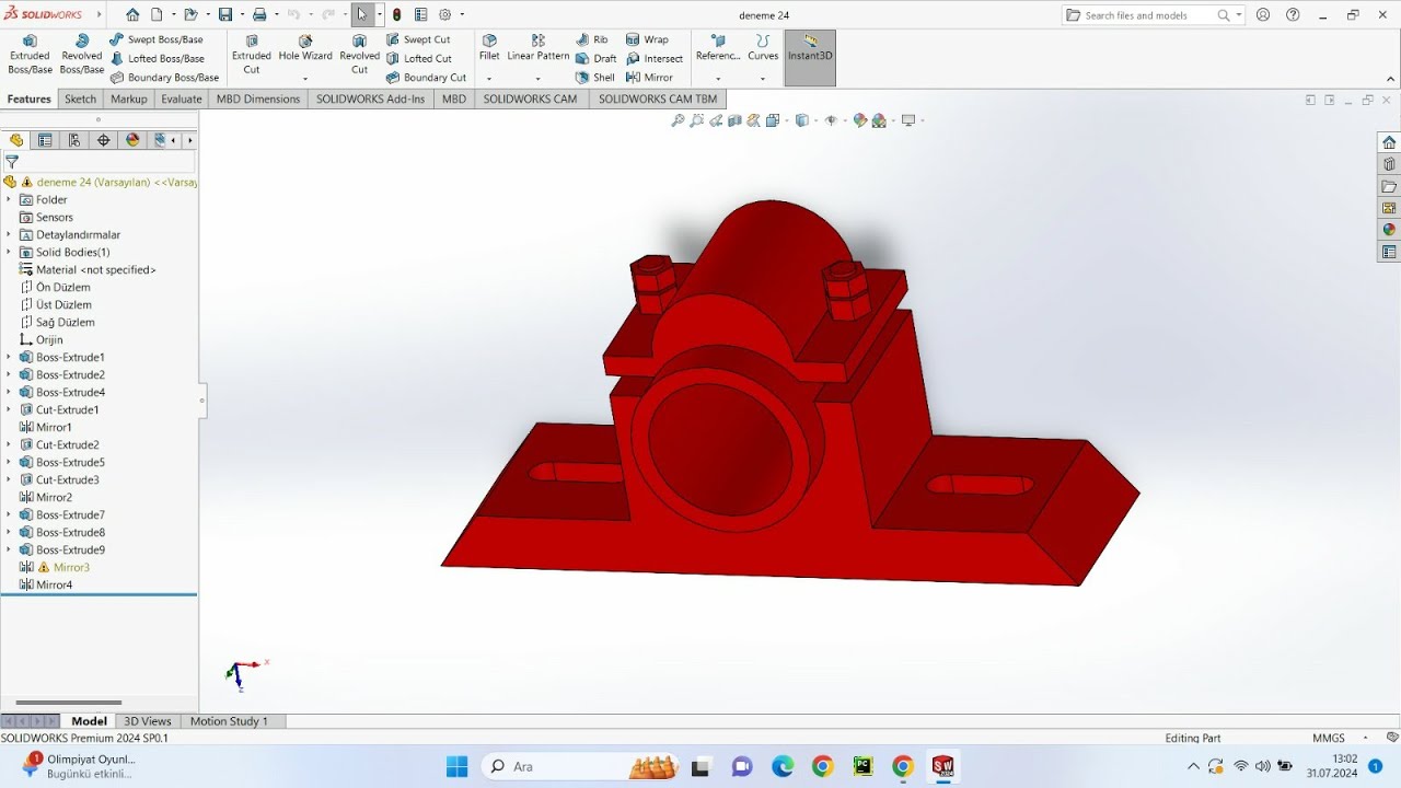 Solidworks design tutorial lecture (24) - YouTube