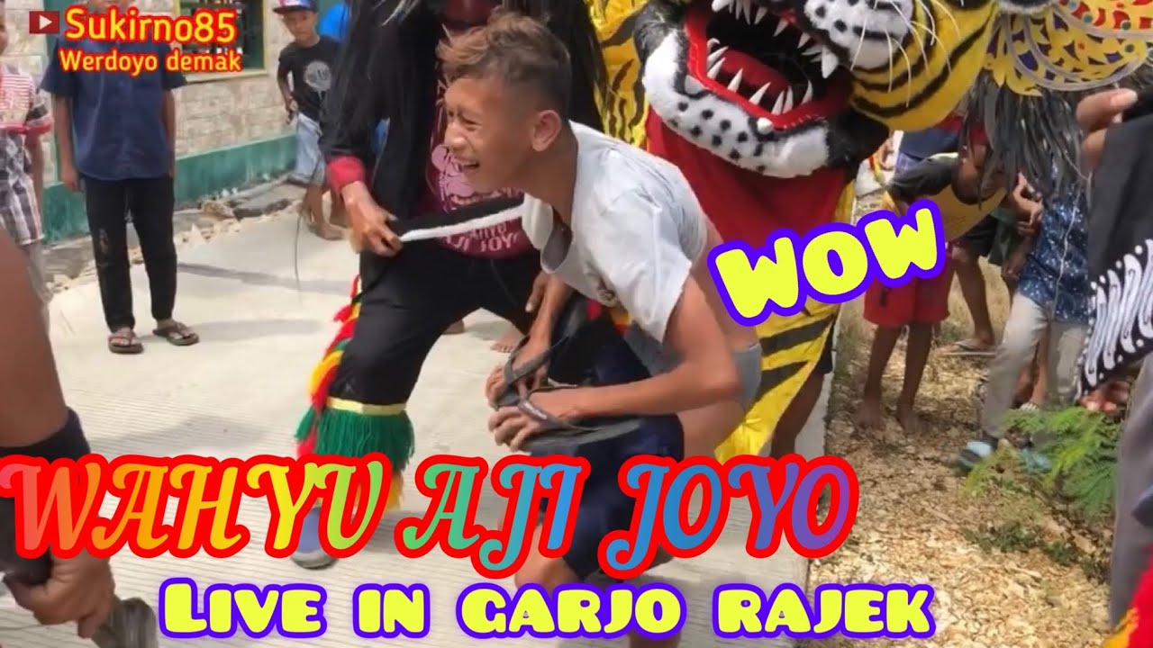 NEW KIRAB BARONGAN WAHYU AJI JOYO KELUAR KANDANG DAPAT MANGSA BANYAK DI GARJO || RAJEK GODONG 2022.