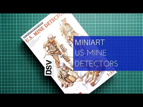 Video: MiniArt 35251 U.S. Mine Detectors – američtí vojáci s detektory min (1/35)