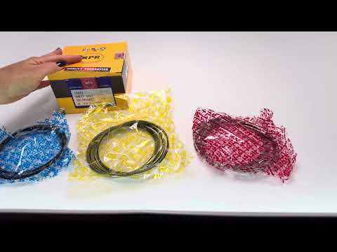 Кільця поршневі Богдан 4HG1/4HG1-T, Isuzu NQR (NPR) 8980549950, видео 1