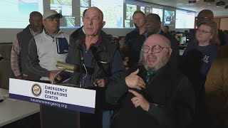 Houston city officials warn of lingering icy patches on roads