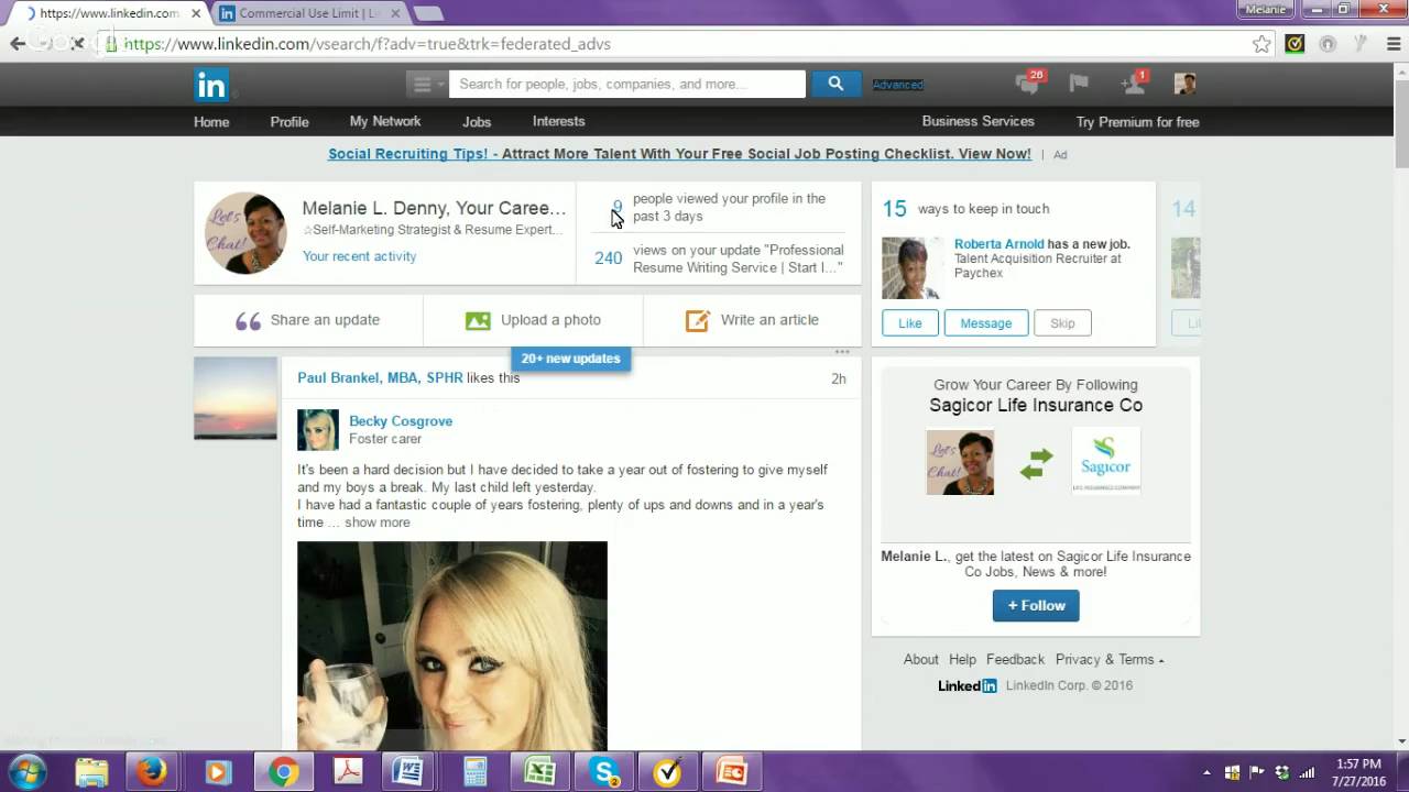 Free Linkedin Training How To Use Advanced Search Feature For Job Free Linkedin Training How To Use Advanced Search Feature For Job