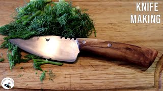 Making Knife From Old Rusty Saw / Paslı Testereden Bıçak Nasıl Yapılır ?