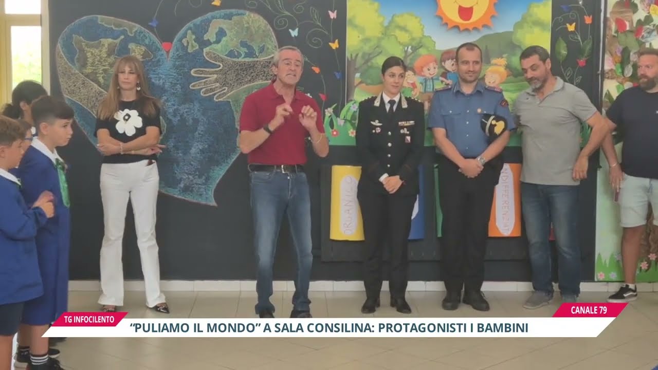 Sala Consilina, "Puliamo il Mondo": i bambini protagonisti dell'ambiente
