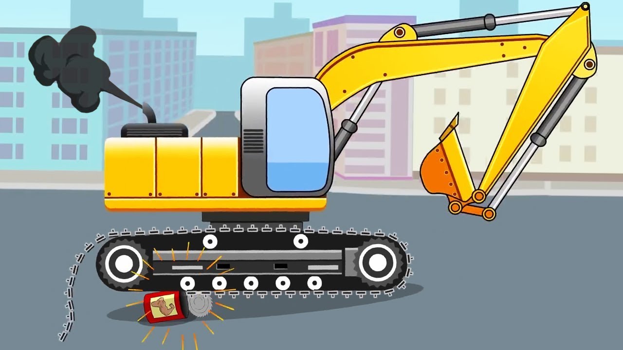Excavadoras - Carritos para niños - La Excavadora - Carros infantiles - Mundo de los Сoches