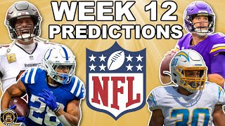 NFL Week 12 Predictions 2021