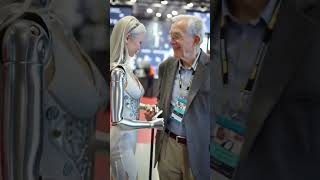 Elderly Man Walks with His Lifelike AI Robot Companion 🤖❤️