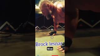 Brock lesriar push ups youtube vlog shortvideo shorts short