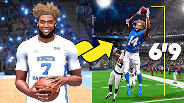 I Got the #1 Pick and Selected a 6'10" NCAA Basketball Star To Play WR! Chargers S5