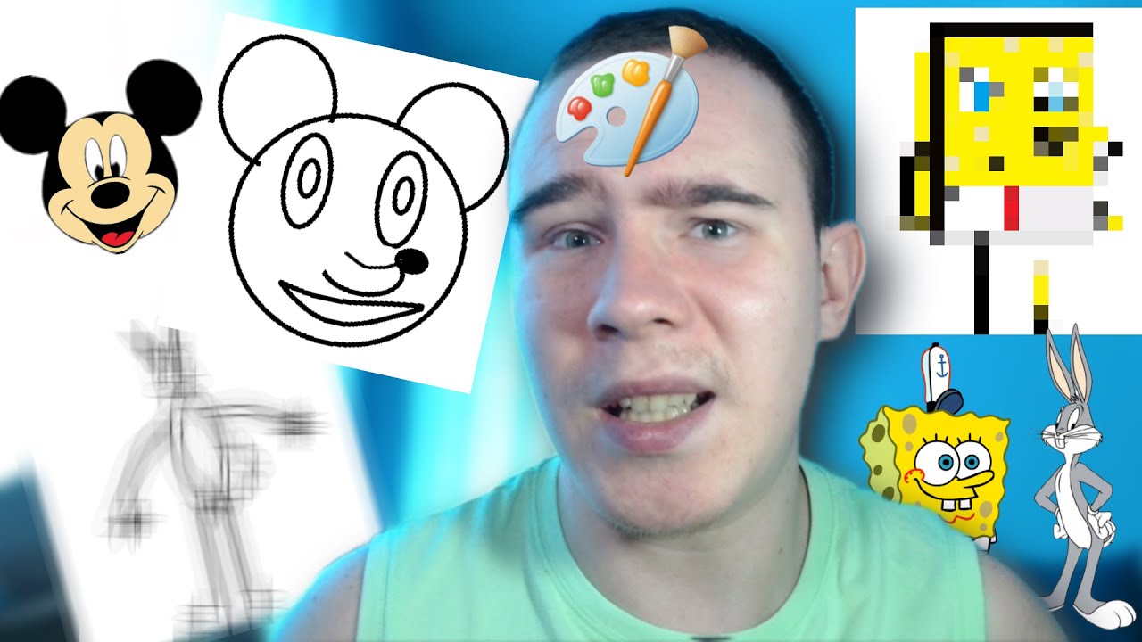 DESENEZ PERSONAJE DIN MEMORIE (în Paint)