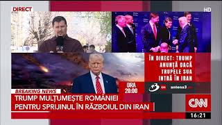 Trump thanks Romania for support in Iran war