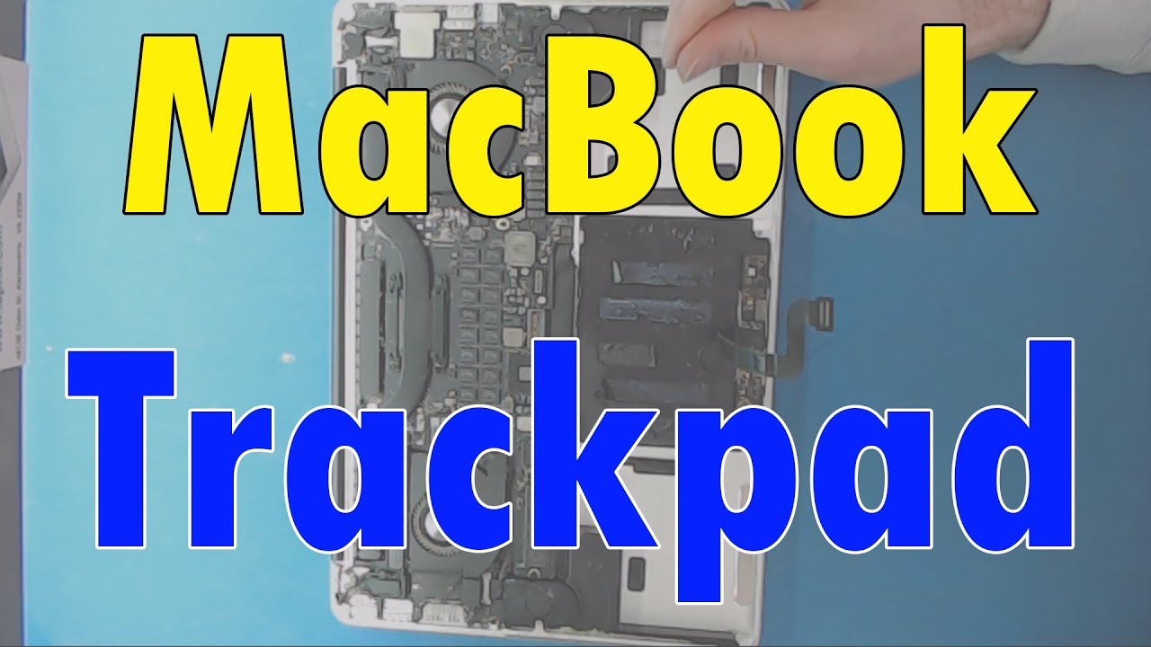 Macbook Pro A1398 2015 Trackpad removal - How to - YouTube
