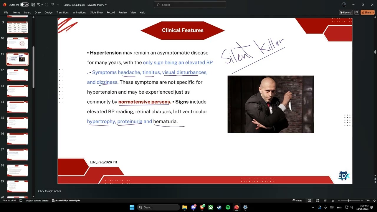 4th stage Oral Surgery HYPERTENSIONS LEC 1 / الدكتور علي حسين سلمان