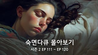 숙면 다큐 몰아보기 시즌 2 EP 111~120까지 충격적인 구성