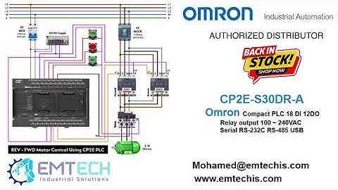 CP2E-S30DR-A Omron PLC #omron #plc