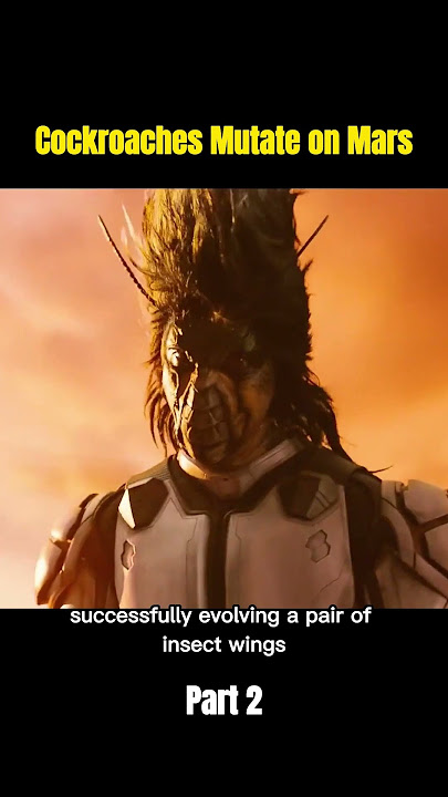 Cockroaches Mutate on Mars And Become Terrifying Species Beyond Humans #shorts #sicfi #mutant