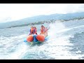Banana Boat in Boracay! 🚤 🌊🏖️🏝️👙☀️ #travel #boracay #vacation #bananaboat