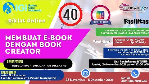 Membuat E-book Dengan Book Creator
