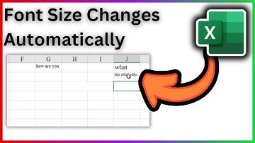 Excel Font Size Changes Automatically - Full Guide
