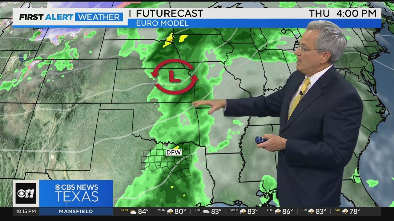 Rain, storms in the forecast through Saturday - YouTube