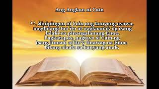 Genesis 4:1-26 (MBB2005 VERSION) Tagalog Audio Bible