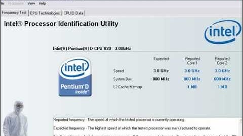 Intel Processor Identification Utility-Identify Your Intel Processor (CPU) in Windows
