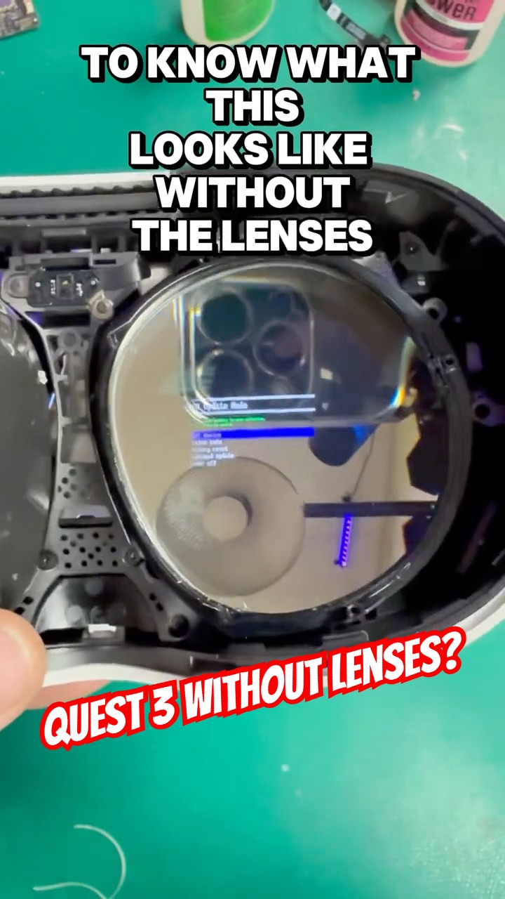 【レンズの縁に割れあり】quest3s Quest 3S用Zenni® MR度付きレンズ | Metaストア