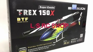 ALIGN TREX 150X & Futaba 6K V2 Test Fly