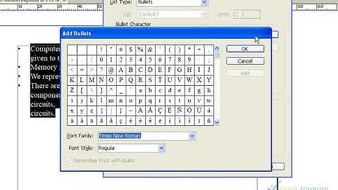 Adobe Indesign Tutorial in Tamil | Bullet
