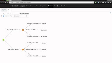 Store decision tree output