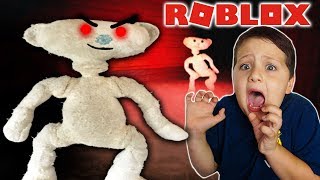 SCARY ROBLOX GAME BEAR CHASE! SCARY FUNNY GAME