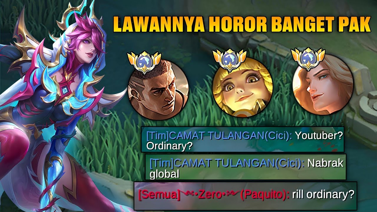 NABRAK GLOBAL? 😱 GILA CUY MATCH INI BIKIN GUE MERINDING - GAMEPLAY NATALIA MOBILE LEGENDS