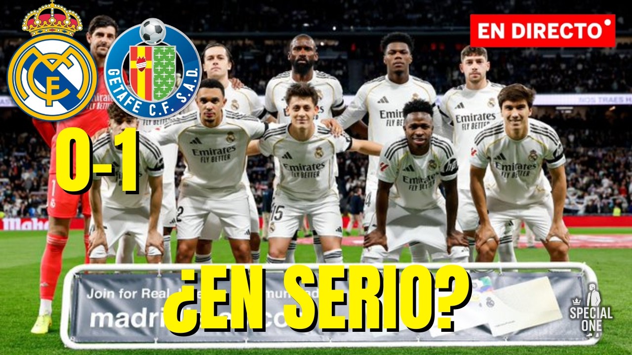 ¿En serio?: REAL MADRID 0-1 GETAFE