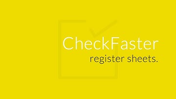 CheckFaster tutorials - register sheets
