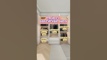 Ultimate Wardrobe Design Ideas for 2024 #3d #3dinterior #home #interiordesign #bedroomdesign