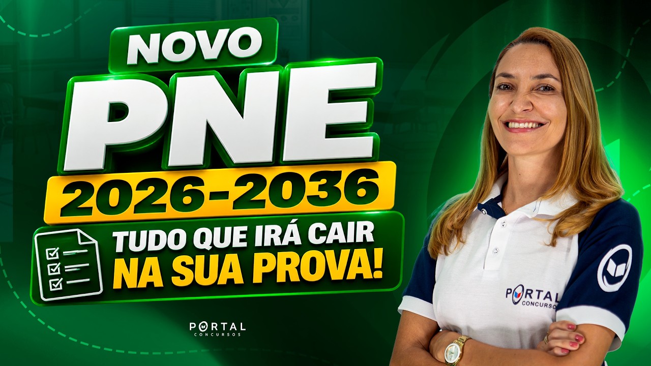 NOVO PNE 2026-2036 | Tudo que irá cair na sua prova! | Com a Profª. Svetlana Ribeiro