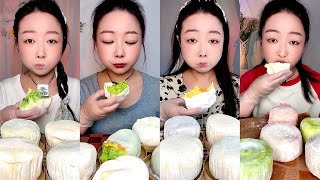 Soft Snow Skin Mochi Mukbang – Creamy Matcha & Sweet Bean Desserts ASMR | @mm882270 screenshot 4